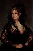 Francisco de Goya Portrat der Dona Isabel Cabos de Porcel painting